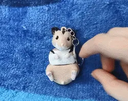 Digital Art STL Download - Hamster Keychainby KelRoli