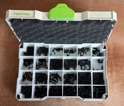 Festool / Tanos Systainer Mini T-Loc Einsatz 24 Fächer Insert 24 Boxes Cases für 499622 / 203813 / 80101365 SYS Mini