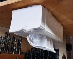 Holder for folded towels