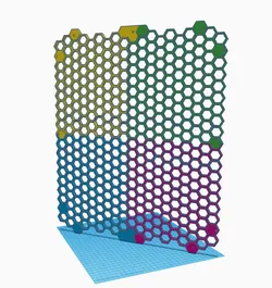K1 Max honeycomb wall (left side)(FIXED)