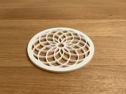 Lotus Mandala Coaster