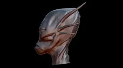 Monster Woman Head Sculpt STL