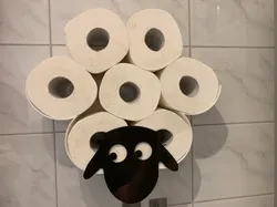Sheep toilet roll holder