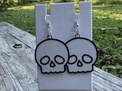 Skull earrings/keychain