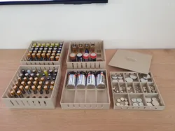 Stackable Battery Organizer & Sorting Boxes / Stapelbare Batterie Organzier und Sortirkasten