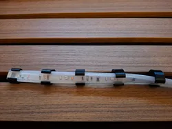 Stand of clips for philips hue led strip