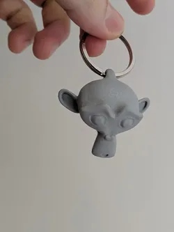 Suzanne Key Chain (Blender Monkey)