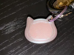 Cat RFID Tag Keyfob Case Keychain - 25mm 125kHz