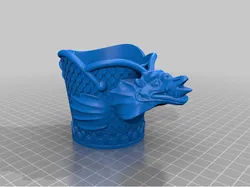 Celadon Fish Dragon-shaped Coasters