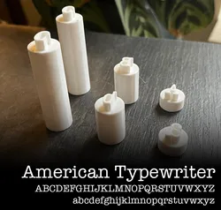 Clay Letter Stamping Kit - American Typewriter