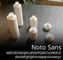 Clay Letter Stamping Kit - Noto Sans