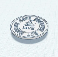 Coffe Coaster with Java Logo
