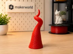 Cuerno de la Suerte Napolitano Efecto Piel Difusa - Modelo de impresión 3D gratuito