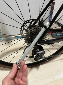 Elite NOVO FORCE Adapter - Quick Release to Thru Axle Conversion (12mm)
