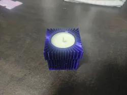 Finned Tea Candle Holders