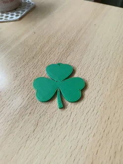Fișiere pentru imprimante 3D | Fișier 3MF | Shamrock keychain