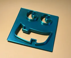 Jack-o'-Lantern Face Pottery Stamp