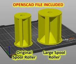 Large Format Spool Roller For IKEA Lack Enclosure