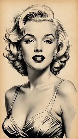 Marilyn lithophane