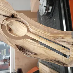 Model of spoon for CNC machining