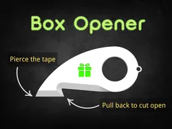 Practical Box Opener - Attachable to a keychain