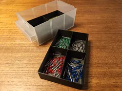 raaco 4 slot cross insert for assortment cabinet