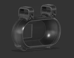 Shell for cat collar camera
