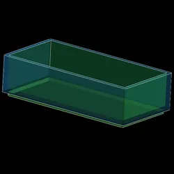 Stackable Storage Tray - 100 mm x 50 mm x 25 mm D