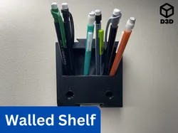Walled Shelf (Modular Dovetail Square Shelving System)