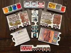 7 Wonders (Second Edition) Insert / Organizer - Fits Edifice, Leaders, Cities, and Armada in Base Box