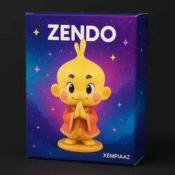 Characters & Creatures STL Download - zendo neon spirit monkby Xempiaaz