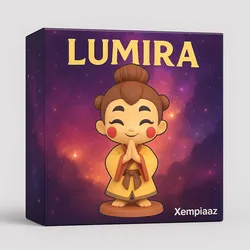 Characters & Creatures STL indir - Lumira neon spirit monk - Xempiaaz