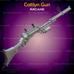 Cosplay STL تنزيل - Caitlyn's Weapon Cosplay Arcane - STL File - 3D Print Store STL