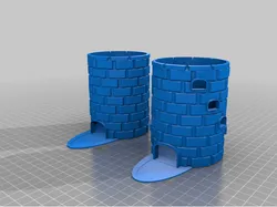 FHW: Castle Towers Pencils holder v1.2