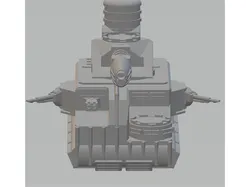 FHW: GBJ hover tank v1.1 heat cannon, Lazer cannon sponsions