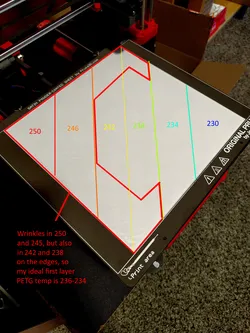 First Layer Temperature Calibration - MK4
