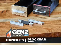 GEN2 Decor Handles - BlockBar Series