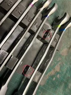 Gridfinity + Wera Joker 8-19mm Combination Wrenches Remix