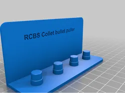 RCBS Collet bullet puller pegboard holder