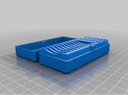 SD & Micro SD - Card Box (for 11 x SD & 16 x microSD) print in place