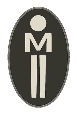 Toilet Door Sign