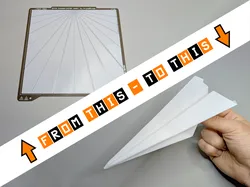 Bed level test in origami air plane