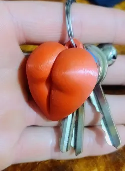 Butt keychain