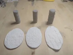 Ceramic rollers: ground