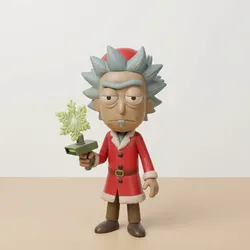 Characters & Creatures STL indir - Rick Sanchez Christmas - GoldenDawn