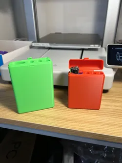 Flat Joint Case with Lighter Storage and Hinge