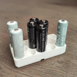 Gridfinity 2x1 Inter-stackable AA battery holder