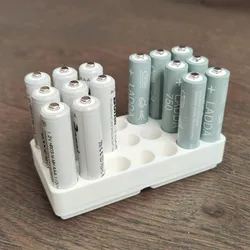 Gridfinity 2x1 Inter-stackable AAA battery holder