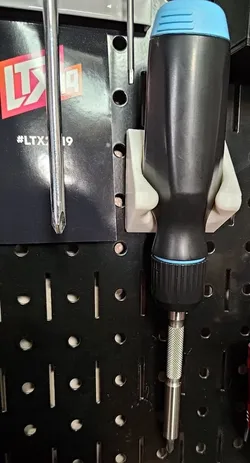 LTT Screwdriver holder for standard pegboard