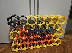 Modular (Wine)Bottle Rack (Parametric) by Pred